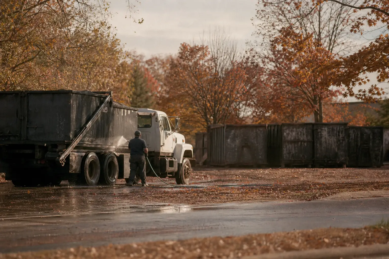 Callista Dumpster Rental crew and equipment, Camden, NJ