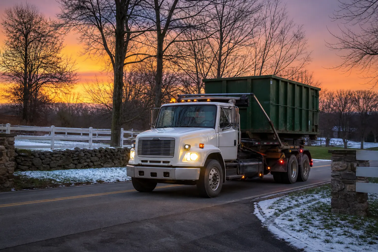 Dumpster Rental service across Camden County